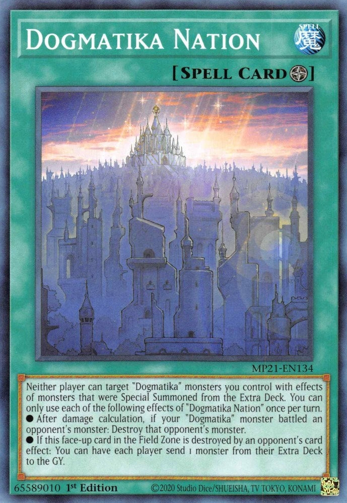 Image for Dogmatika Nation (2021 Tin of Ancient Battles) (MP21-EN134) - YuGiOh