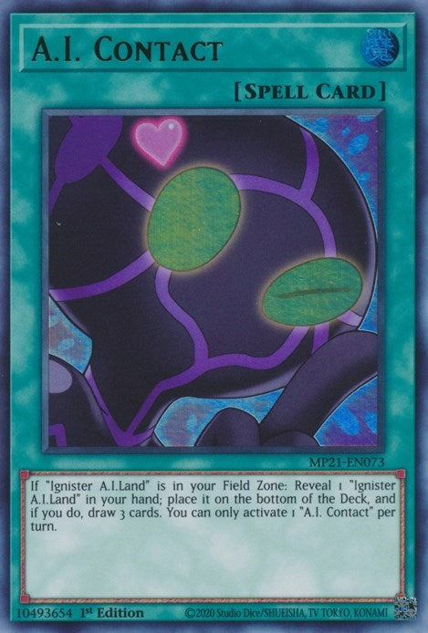 Image for A.I. Contact (2021 Tin of Ancient Battles) (MP21-EN073) - YuGiOh