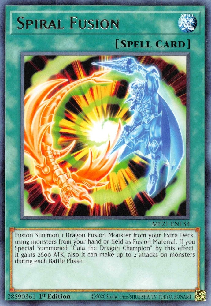 Image for Spiral Fusion (2021 Tin of Ancient Battles) (MP21-EN133) - YuGiOh
