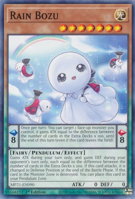Image for Rain Bozu (2021 Tin of Ancient Battles) (MP21-EN090) - YuGiOh