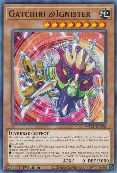 Image for Gatchiri @Ignister (2021 Tin of Ancient Battles) (MP21-EN093) - YuGiOh