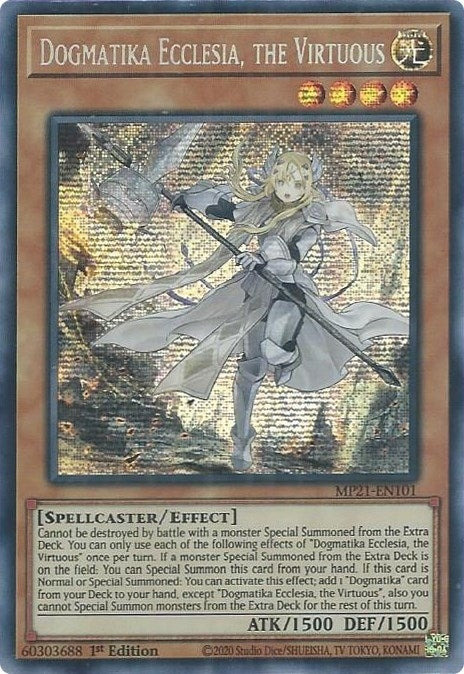 Image for Dogmatika Ecclesia, the Virtuous (2021 Tin of Ancient Battles) (MP21-EN101) - YuGiOh