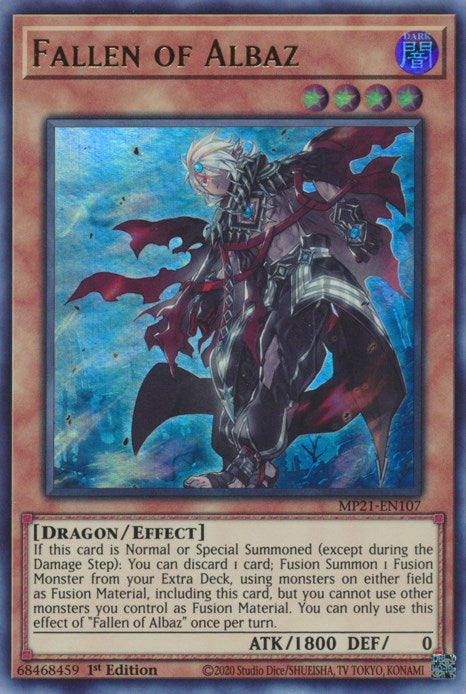 Image for Fallen of Albaz (2021 Tin of Ancient Battles) (MP21-EN107) - YuGiOh