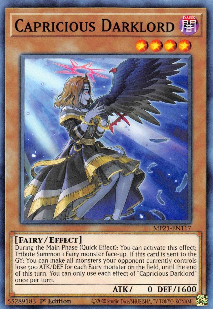 Image for Capricious Darklord (2021 Tin of Ancient Battles) (MP21-EN117) - YuGiOh