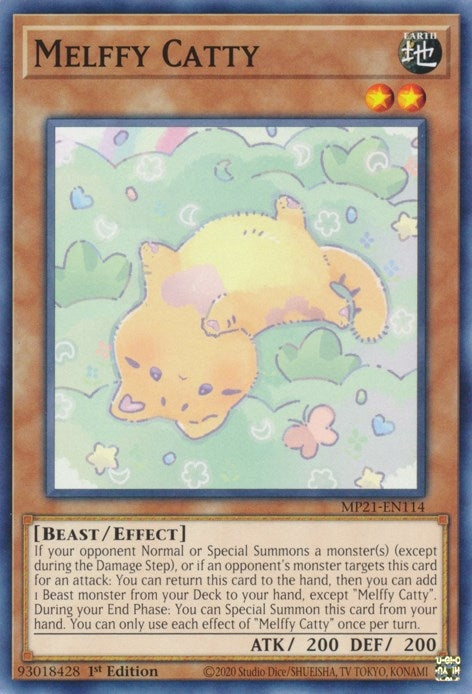 Image for Melffy Catty (2021 Tin of Ancient Battles) (MP21-EN114) - YuGiOh
