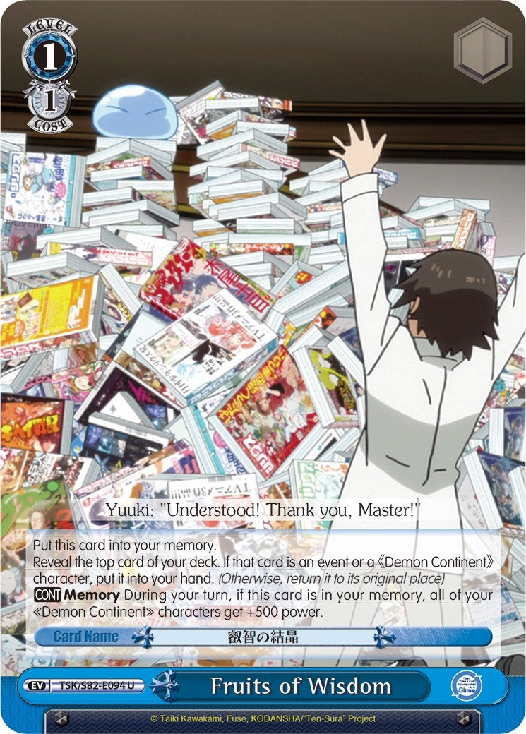 Image for Fruits of Wisdom (That Time I Got Reincarnated as a Slime Vol.2) (TSK/S82-E094 U) - Weiss Schwarz