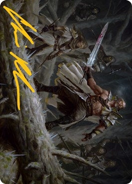 Image for Tovolar, Dire Overlord Art Card (05/81) (Gold-Stamped Signature) (Art Series: Innistrad: Midnight Hunt) (5) - Magic: The Gathering
