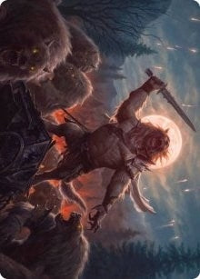 Image for Tovolar, the Midnight Scourge Art Card (06/81) (Art Series: Innistrad: Midnight Hunt) (6) - Magic: The Gathering
