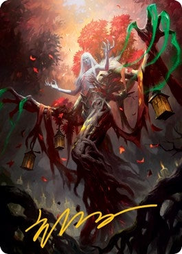 Image for Wrenn and Seven Art Card (Gold-Stamped Signature) (Art Series: Innistrad: Midnight Hunt) (9) - Magic: The Gathering