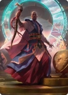 Image for Teferi, Who Slows the Sunset Art Card (Art Series: Innistrad: Midnight Hunt) (10) - Magic: The Gathering