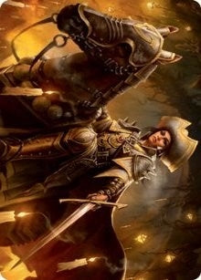 Image for Seasoned Cathar Art Card (Art Series: Innistrad: Midnight Hunt) (12) - Magic: The Gathering