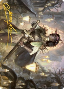 Image for Sungold Sentinel Art Card (Gold-Stamped Signature) (Art Series: Innistrad: Midnight Hunt) (20) - Magic: The Gathering