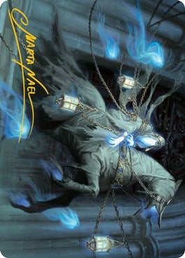 Image for Patrician Geist Art Card (Gold-Stamped Signature) (Art Series: Innistrad: Midnight Hunt) (28) - Magic: The Gathering