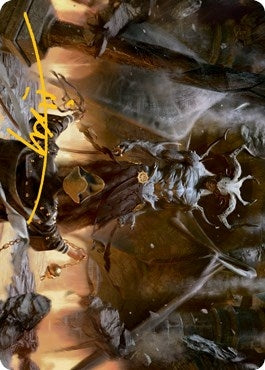 Image for Ormendahl, the Corrupter Art Card (Gold-Stamped Signature) (Art Series: Innistrad: Midnight Hunt) (38) - Magic: The Gathering