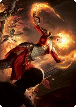 Image for Light Up the Night Art Card (Gold-Stamped Signature) (Art Series: Innistrad: Midnight Hunt) (43) - Magic: The Gathering
