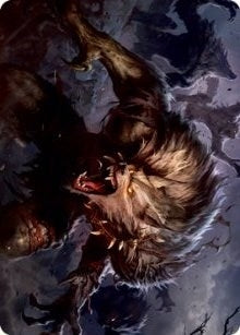 Image for Village Reavers Art Card (Art Series: Innistrad: Midnight Hunt) (45) - Magic: The Gathering