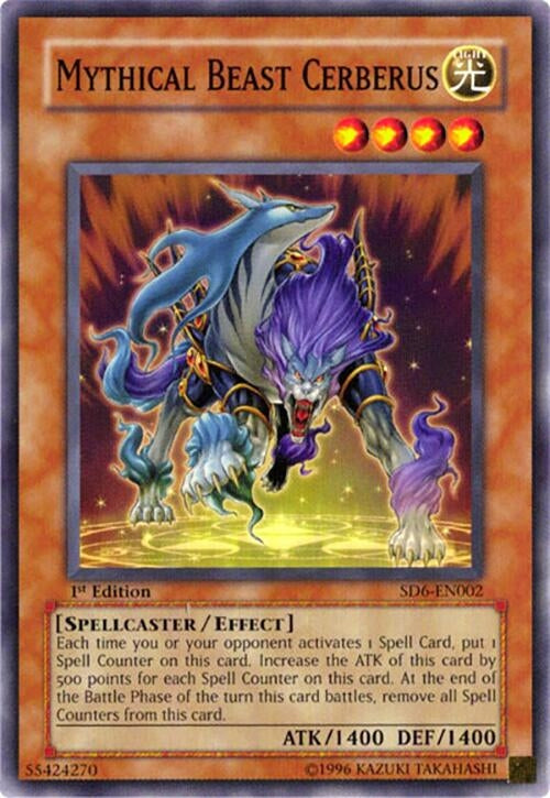 Image for Mythical Beast Cerberus (Structure Deck: Spellcaster's Judgment) (SD6-EN002) - YuGiOh