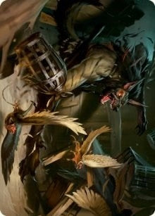 Image for Wing Shredder Art Card (Art Series: Innistrad: Midnight Hunt) (55) - Magic: The Gathering