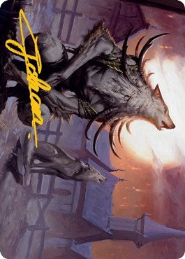 Image for Lord of the Ulvenwald Art Card (Gold-Stamped Signature) (Art Series: Innistrad: Midnight Hunt) (64) - Magic: The Gathering