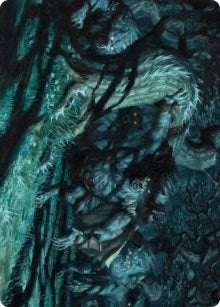 Image for Unnatural Moonrise Art Card (Art Series: Innistrad: Midnight Hunt) (70) - Magic: The Gathering
