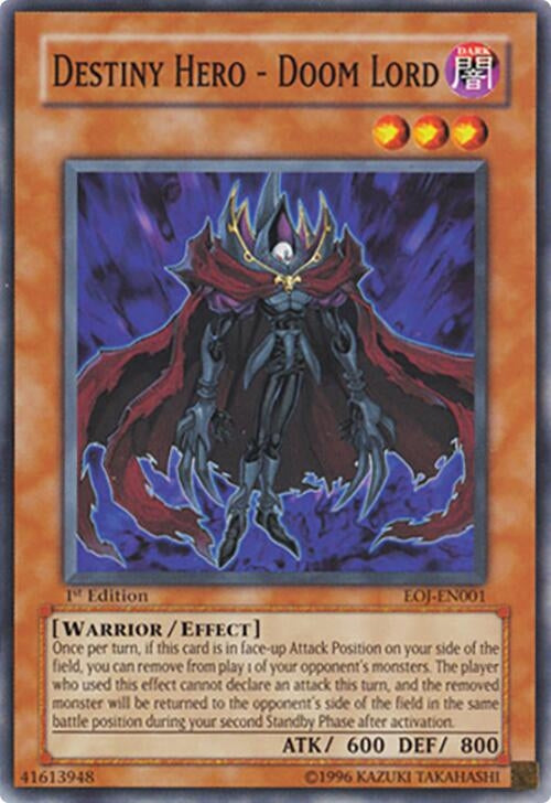 Image for Destiny Hero - Doom Lord (Enemy of Justice) (EOJ-EN001) - YuGiOh