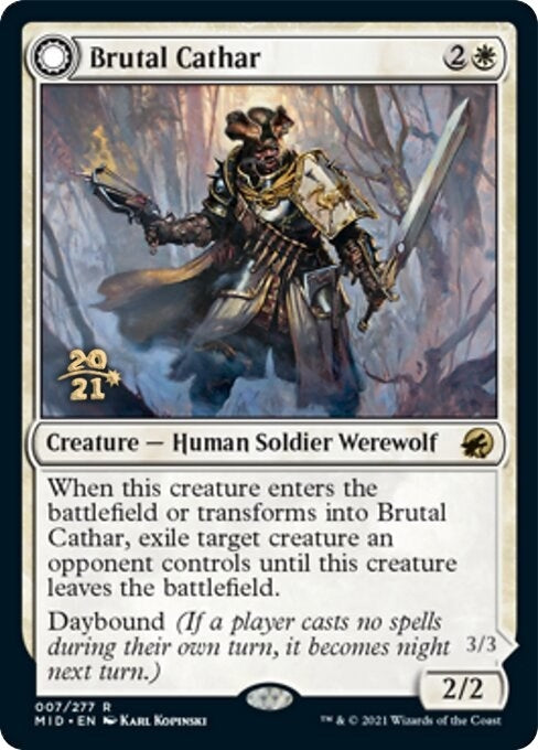 Image for Brutal Cathar (Prerelease Cards) (7) - Magic: The Gathering