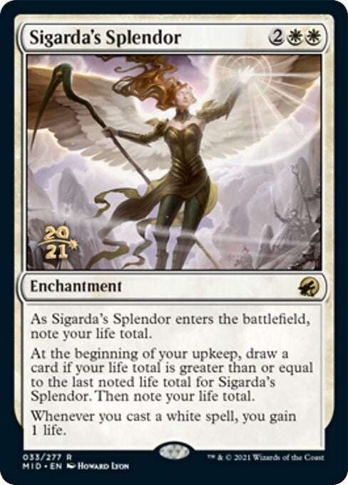 Image for Sigarda's Splendor (Prerelease Cards) (33) - Magic: The Gathering