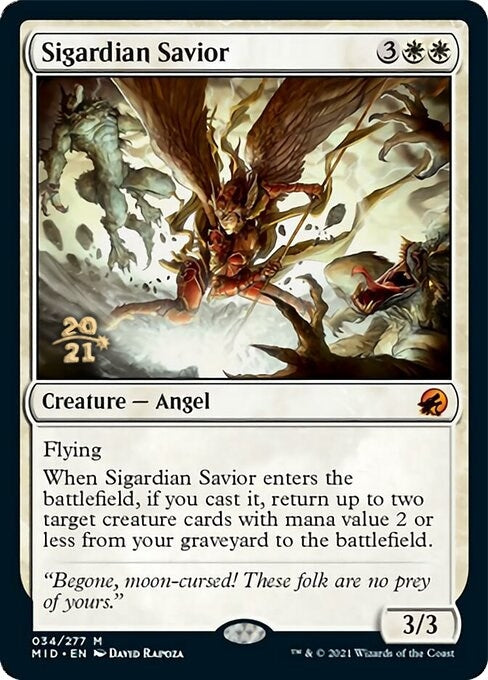 Image for Sigardian Savior (Prerelease Cards) (34) - Magic: The Gathering