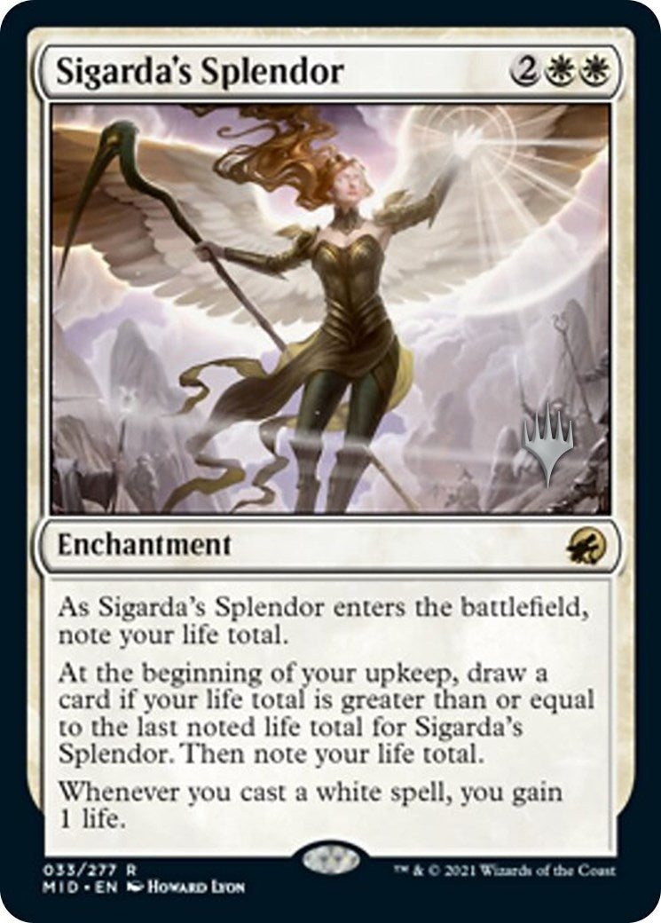 Image for Sigarda's Splendor (Promo Pack: Innistrad: Midnight Hunt) (33) - Magic: The Gathering