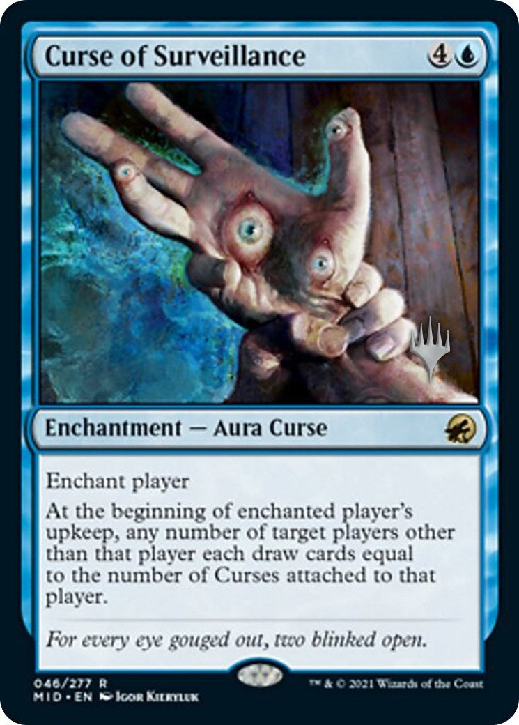 Image for Curse of Surveillance (Promo Pack: Innistrad: Midnight Hunt) (46) - Magic: The Gathering