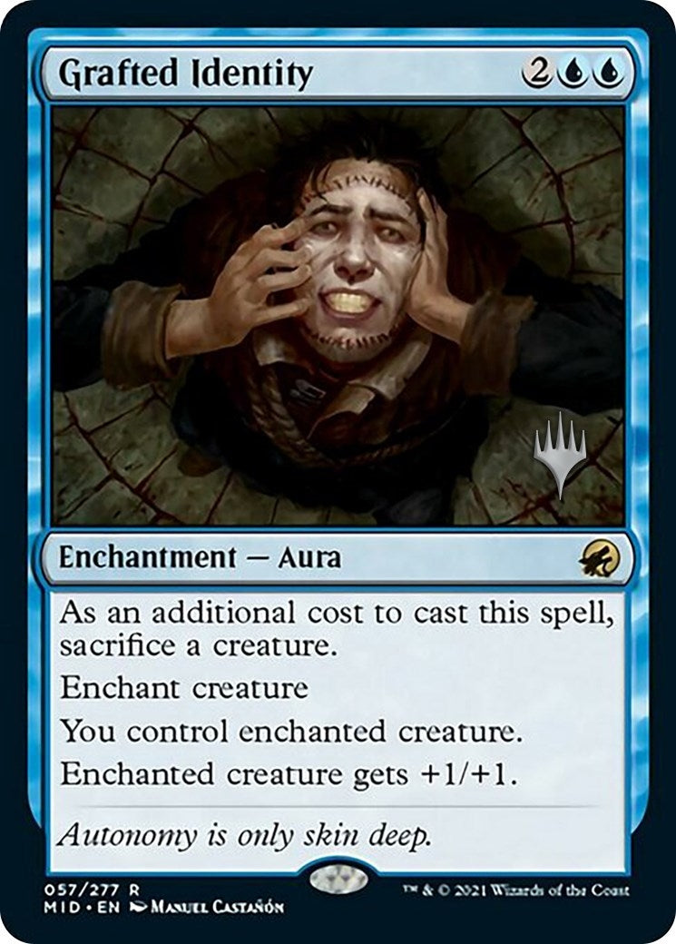 Image for Grafted Identity (Promo Pack: Innistrad: Midnight Hunt) (57) - Magic: The Gathering