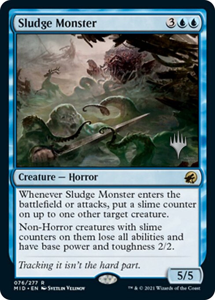 Image for Sludge Monster (Promo Pack: Innistrad: Midnight Hunt) (76) - Magic: The Gathering
