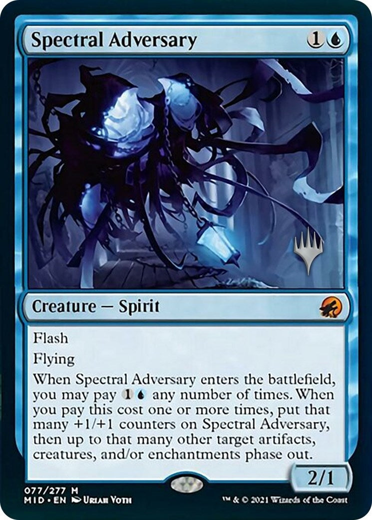 Image for Spectral Adversary (Promo Pack: Innistrad: Midnight Hunt) (77) - Magic: The Gathering