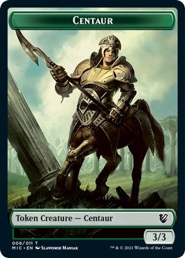 Image for Centaur // Wolf Double-Sided Token (Commander: Innistrad: Midnight Hunt) (8 // 13) - Magic: The Gathering
