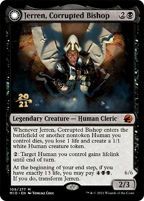 Image for Jerren, Corrupted Bishop (Prerelease Cards) (109) - Magic: The Gathering