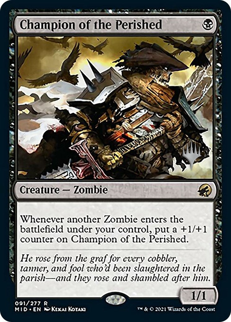 Image for Champion of the Perished (Promo Pack: Innistrad: Midnight Hunt) (91) - Magic: The Gathering