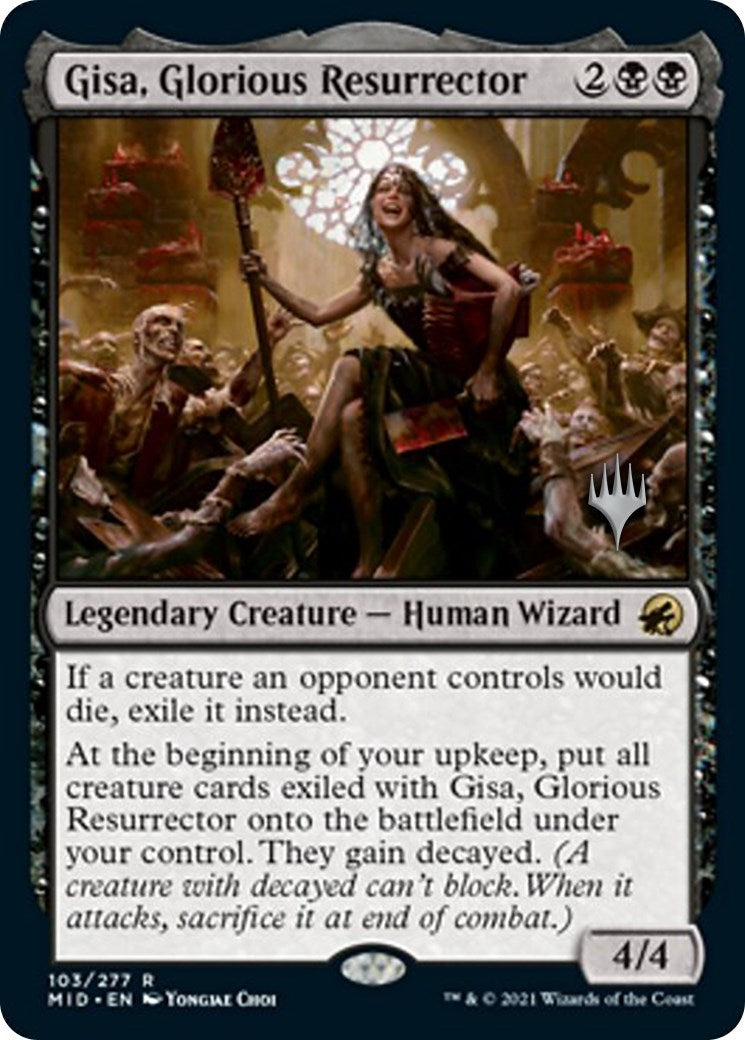 Image for Gisa, Glorious Resurrector (Promo Pack: Innistrad: Midnight Hunt) (103) - Magic: The Gathering