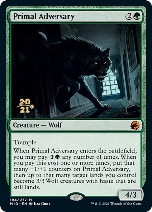 Image for Primal Adversary (Prerelease Cards) (194) - Magic: The Gathering