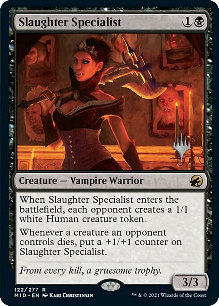 Image for Slaughter Specialist (Promo Pack: Innistrad: Midnight Hunt) (122) - Magic: The Gathering