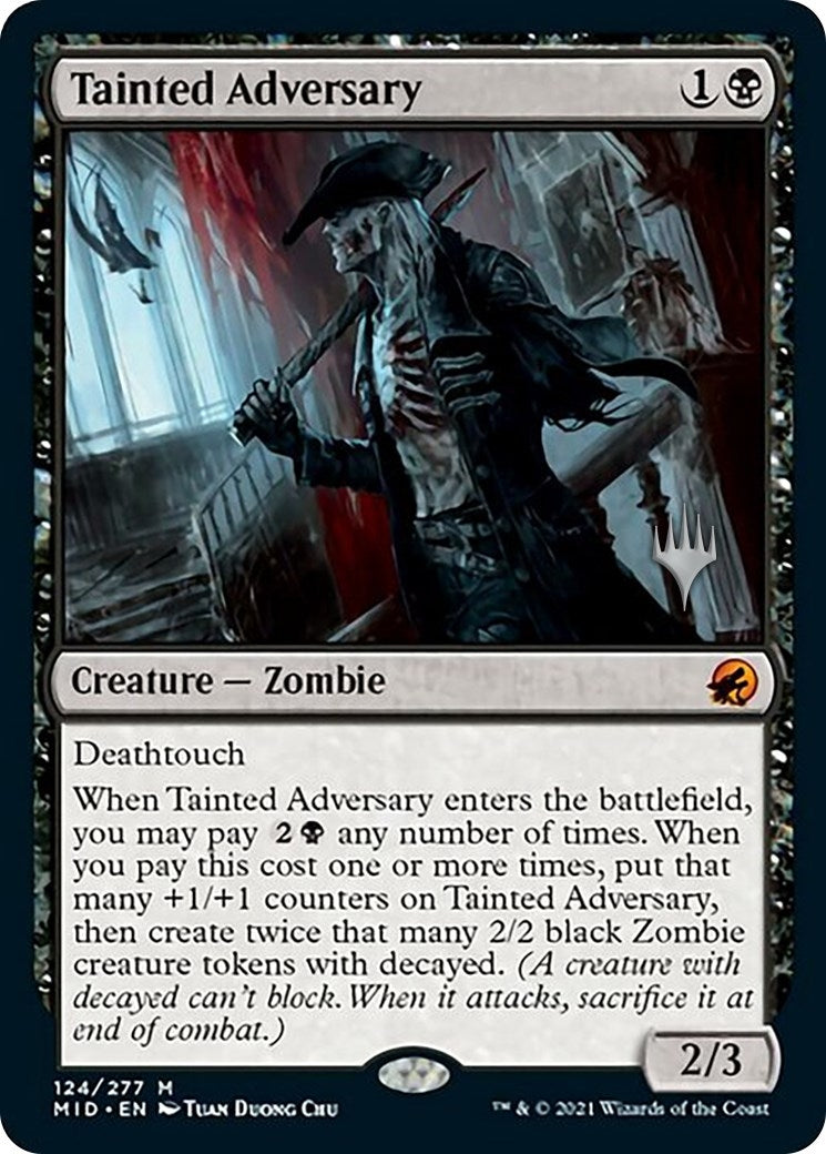 Image for Tainted Adversary (Promo Pack: Innistrad: Midnight Hunt) (124) - Magic: The Gathering