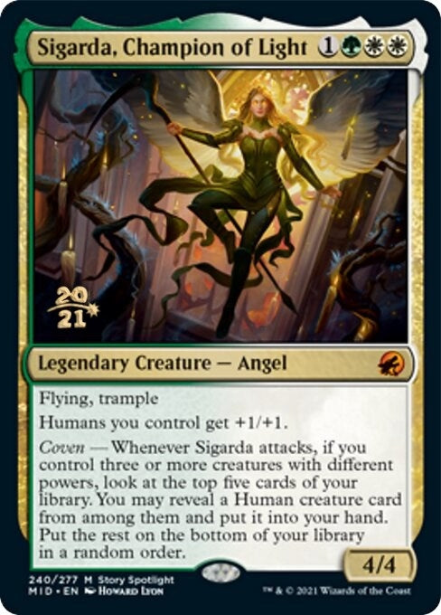 Image for Sigarda, Champion of Light (Prerelease Cards) (240) - Magic: The Gathering