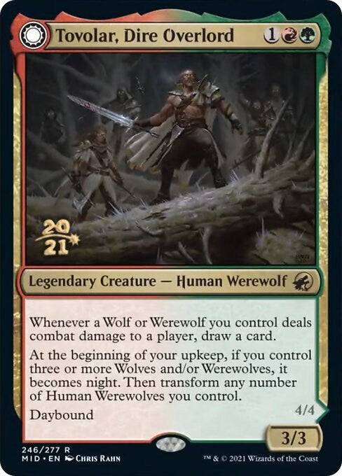 Image for Tovolar, Dire Overlord (Prerelease Cards) (246) - Magic: The Gathering