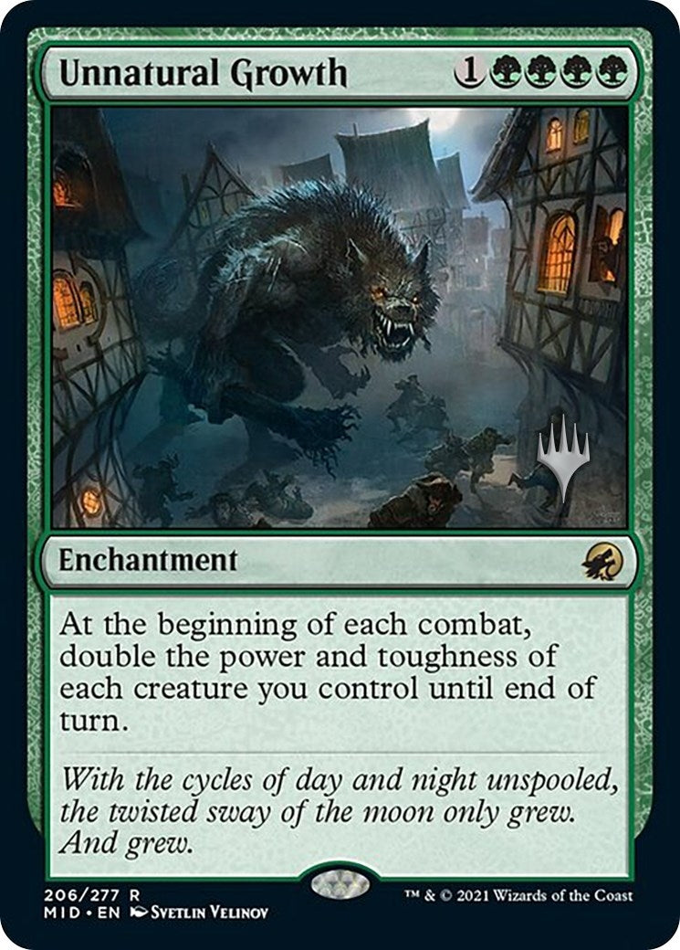 Image for Unnatural Growth (Promo Pack: Innistrad: Midnight Hunt) (206) - Magic: The Gathering