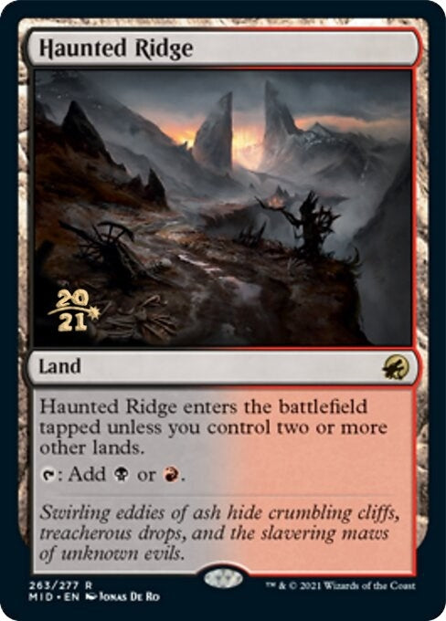 Image for Haunted Ridge (Prerelease Cards) (263) - Magic: The Gathering