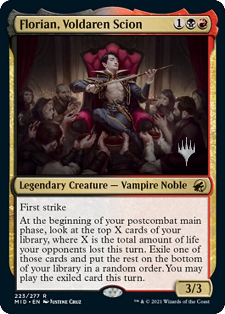 Image for Florian, Voldaren Scion (Promo Pack: Innistrad: Midnight Hunt) (223) - Magic: The Gathering