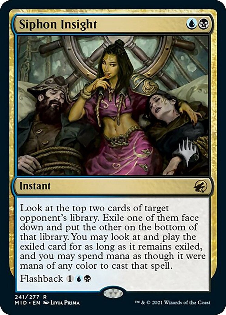 Image for Siphon Insight (Promo Pack: Innistrad: Midnight Hunt) (241) - Magic: The Gathering