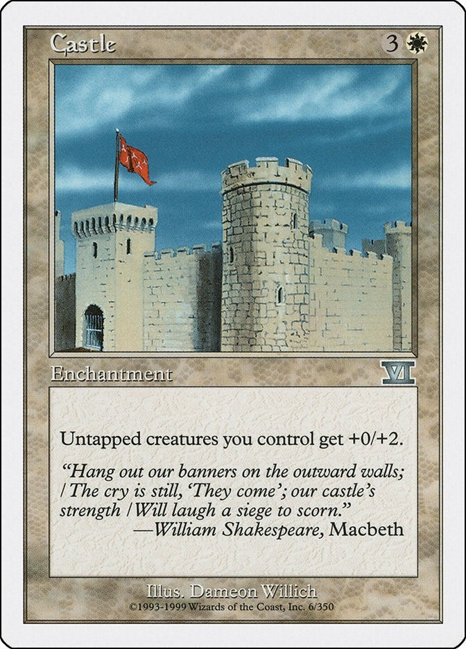 Image for Castle (Classic Sixth Edition) (6) - Magic: The Gathering
