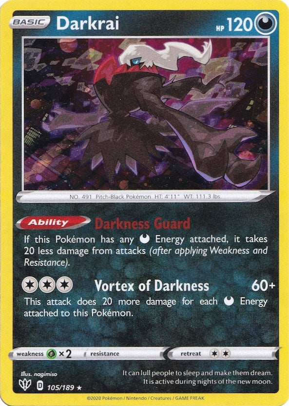 Image for Darkrai - 105/189 (Cosmos Holo) (Miscellaneous Cards & Products) (105/189) - Pokemon