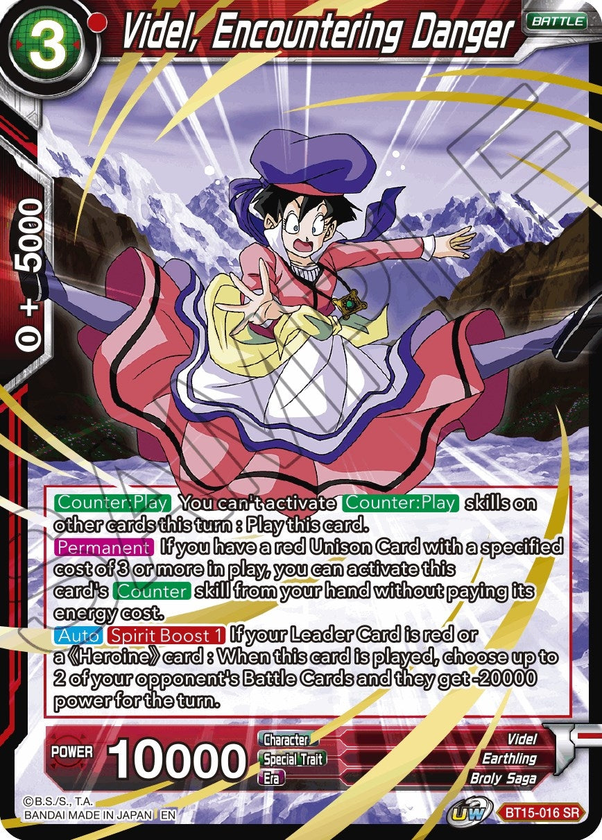 Image for Videl, Encountering Danger (Saiyan Showdown) (BT15-016) - Dragon Ball Super: Masters