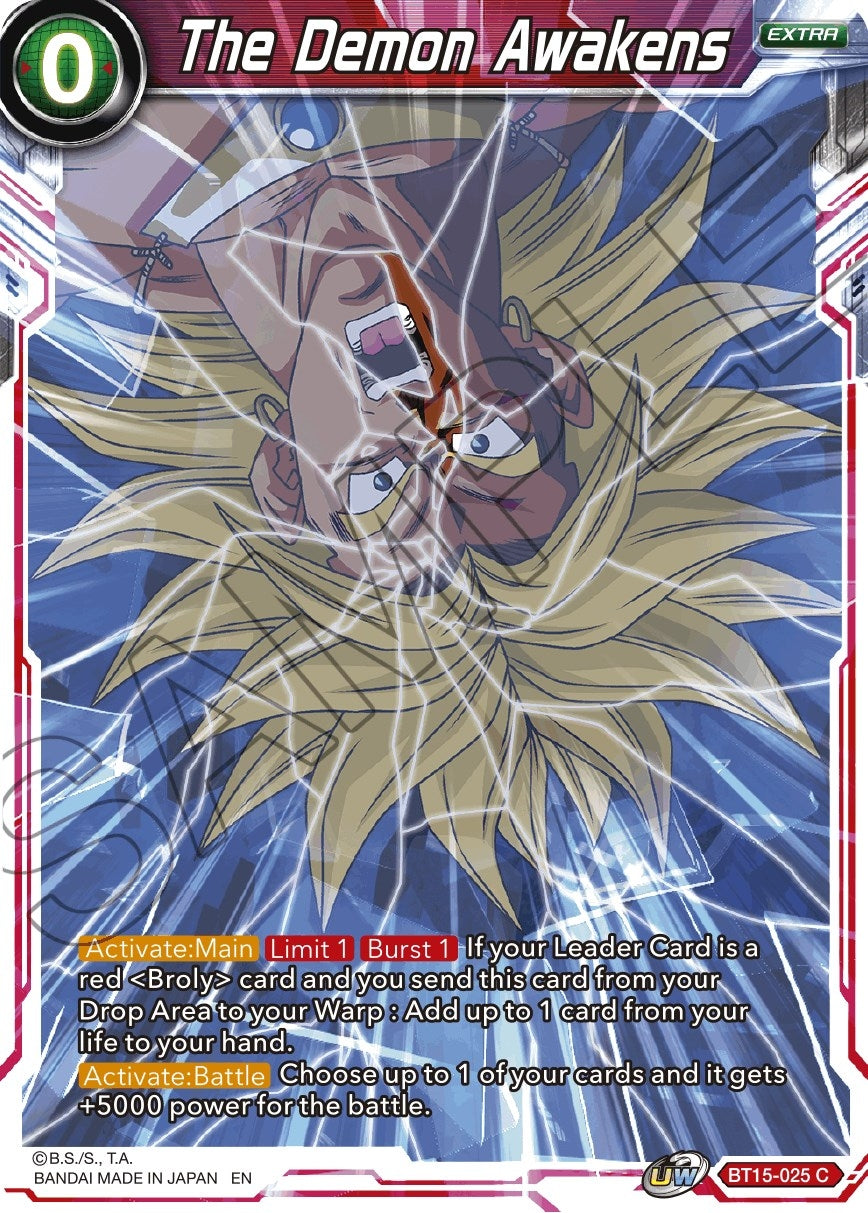 Image for The Demon Awakens (Saiyan Showdown) (BT15-025) - Dragon Ball Super: Masters